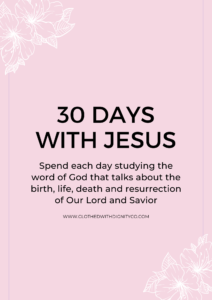 30 Days With Jesus