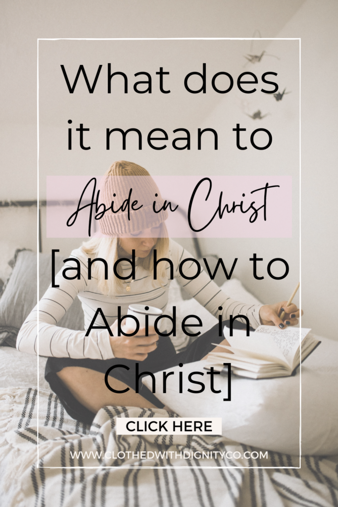 abide in Christ