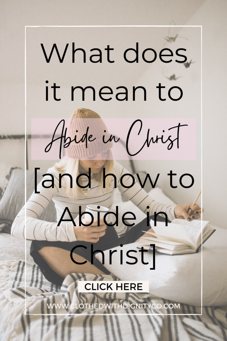 What Does It Mean To Abide In Christ and How To Abide In Christ